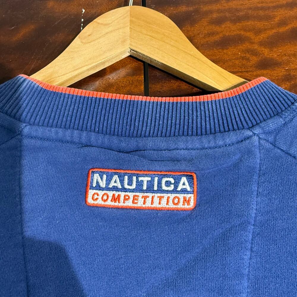 Y2K Mens Nautica J Class Competition Crewneck L - Picture 5 of 7